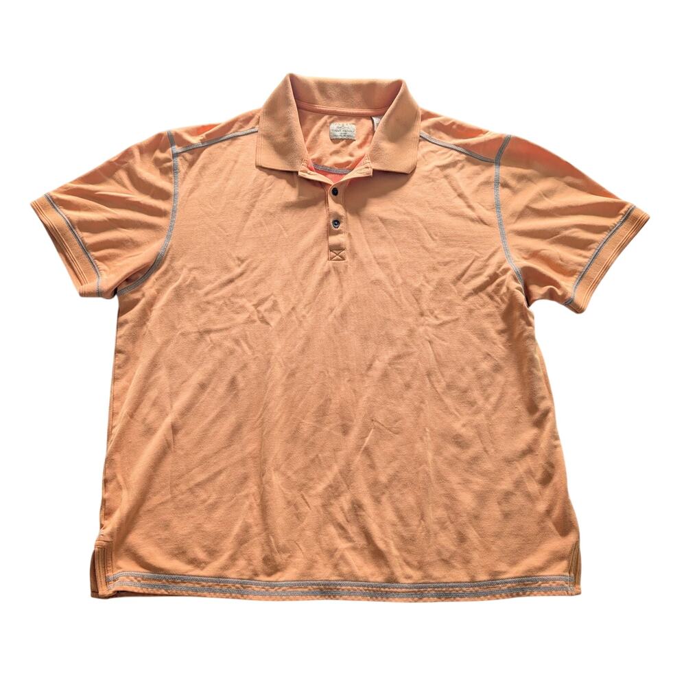 Tommy Bahama Mens Orange Polo Shirt size XL